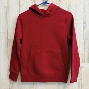 Tek Gear Boys Medium Pullover Hoodie Red Ultrasoft Fleece